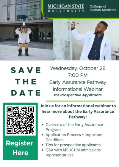 MSU Early Assurance Pathway Informational Webinar